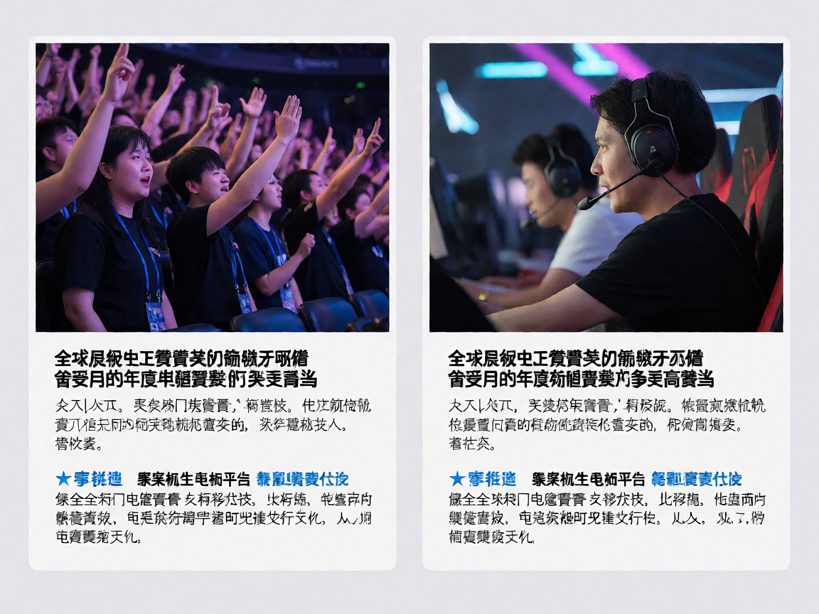 电竞赛事现场观众热情欢呼
